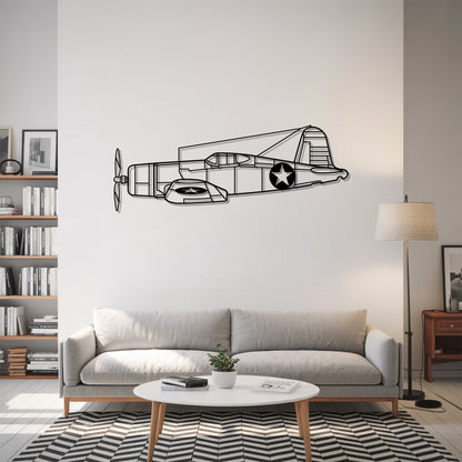 F4U Corsair - Metal Wall Art