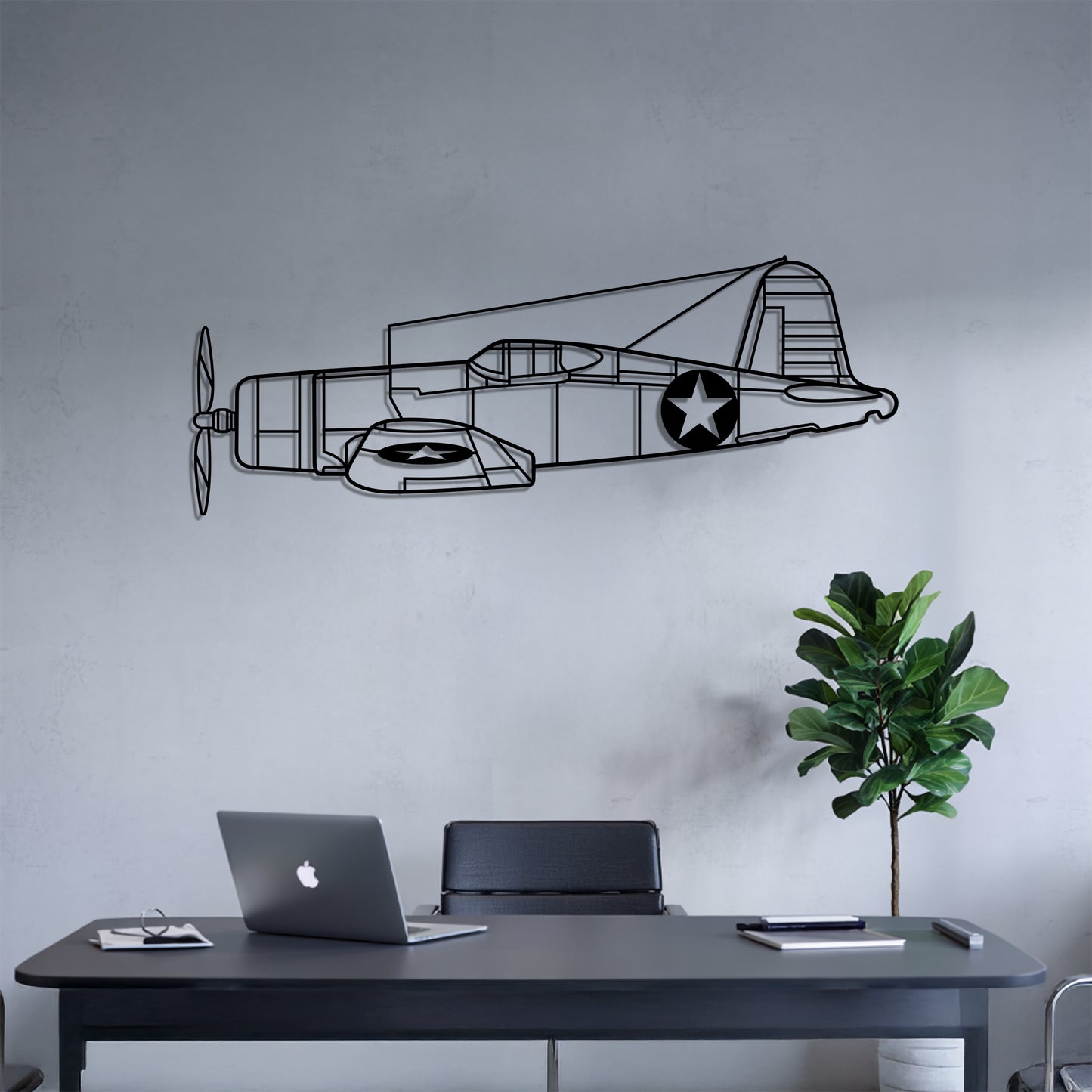 F4U Corsair - Metal Wall Art
