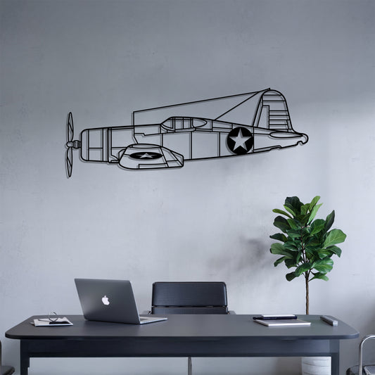 F4U Corsair - Metal Wall Art