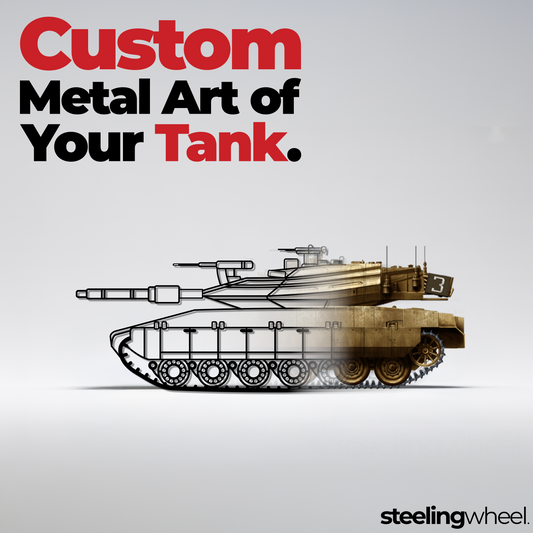 Custom Tank Silhouette - Metal Wall Art